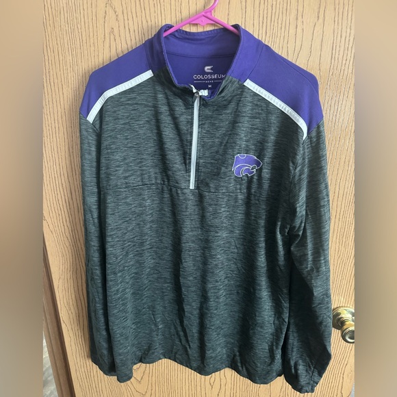 Colosseum men’s K-State pull over jacket, size medium, used - Picture 1 of 1